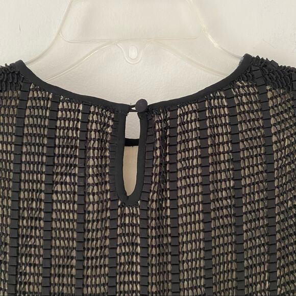 3.1 Philip Lim Black Frill Ruffle Lace Sleeveless Mini Dress size 0 - Picture 5 of 7